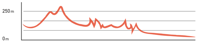 Elevation profile: Ruisui, Hualien