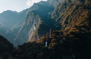 Taiwan Pagoda in the mountains