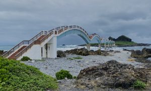 Sansiantai “dragon” Bridge in Taiwan