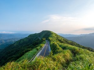 Mountain road in Taiwan