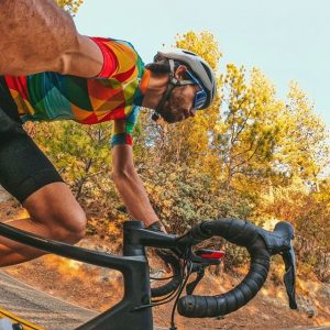 the vegan cyclist - Tyler Pierce road biker